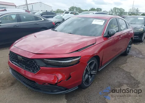 2024 Honda Accord Hybrid Sport из США, поврежденный, VIN 1HGCY2F55RA017373